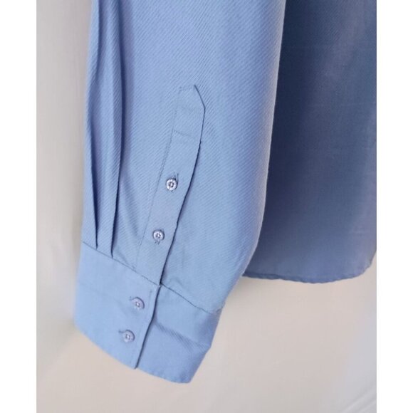 English Laundry Blue Embroidered Cotton Blend Shirt Men’s 3XL Excellent - Picture 10 of 11